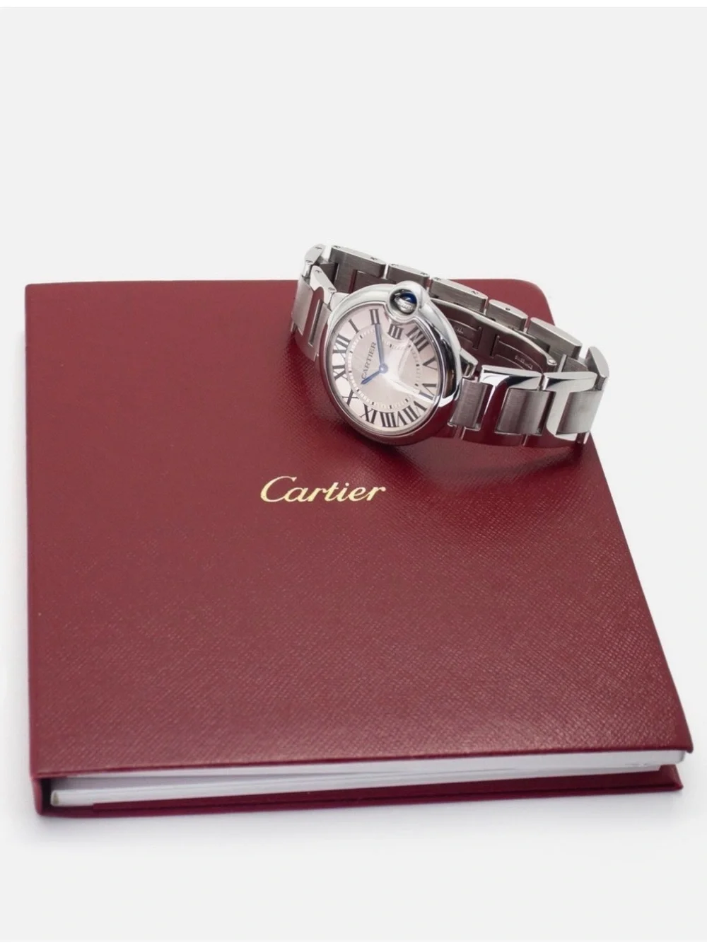 Cartier Watch Ballon Bleu 36mm Quartz  Steel Silver Dial 3005 ref W6901